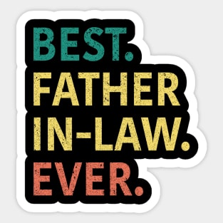 Best Father In Law Ever Sticker